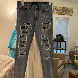PacSun Ripped Light Blue Denim